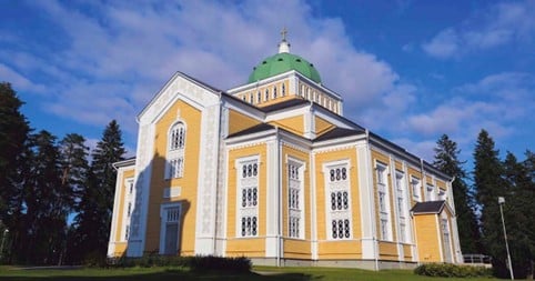 Kerimäen kirkko. Kuva: Kirkkopalvelut ry:n mediapankki.